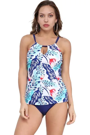 Merkloos Tankini Dames 2-Delig - Gebloemd - Tanna