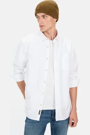 Camel Active Oxford overhemd van gecertificeerd organic cotton