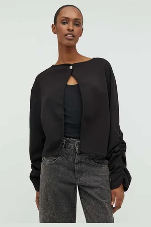 mbyM Zwarte jersey vest top Topaz