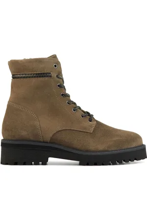 Piedi Nudi Veterboots Dames / Laarzen / Damesschoenen - Suède - 2702-05.04PN -