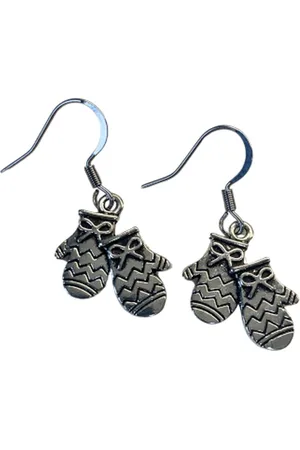 2 Love It Winter Handschoen - Oorbellen - Kerst - Winter - Stainless steel