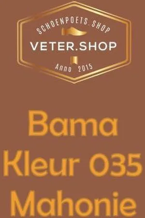 Bama G56 schoen creme voor glad leer - 50ml schoenpoets - 035 mahonie