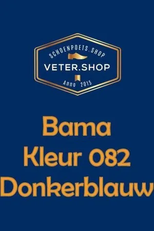 Bama G56 schoen creme voor glad leer - 50ml schoenpoets - 082 donker blauw