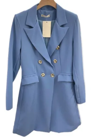 Merkloos Blazer dames- -herfst- trendy- Luxe blazer - dames -midi -maat M- herfst- classy