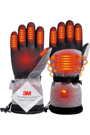 Merkloos Winterhandschoenen met 3M Katoen Verwarming - Elektrische Thermische Handwarmers - Waterdichte Handschoenen voor Snowboarden, Fietsen en Skiën - Ideaal voor Outdoor Activiteiten, Handwarmers voor Koude Dagen