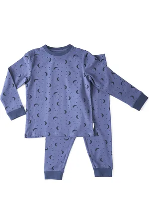 Little Label Pyjama jongens - maan sterren - 6Y/110-116 - maat: 110/116 - bio-katoen