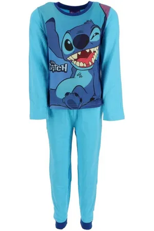 Disney Pyjama Stitch Face Donkerblauw maat 104