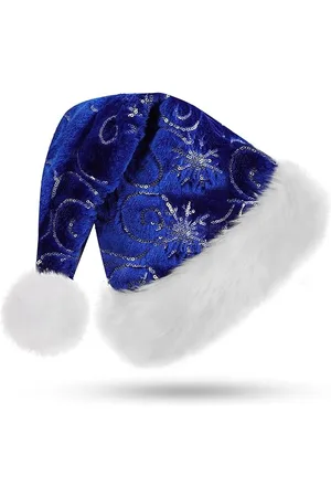 Merkloos Kersthoed, kerstmutsen voor volwassenen, kersthoed voor mannen en vrouwen, kerstmanhoed voor kerstfeest, Nieuwjaar, vakantie, feestdecoraties