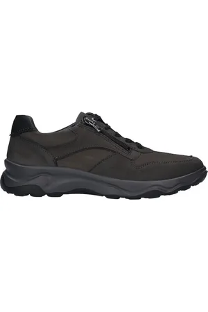Waldläufer WALDLAUFER HEREN SNEAKERS ZWART 718006 300 696 H-MAX BEAR DENVER CARBON SCHWARZ MAAT 11