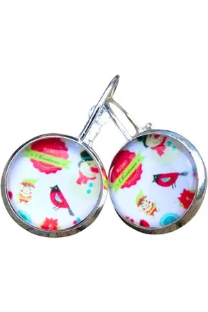 2 Love It Kerstmix - Kerstoorbellen - Oorbellen - Hangers - Kerst - Geel - Rood - Wit - Zilverkleurig