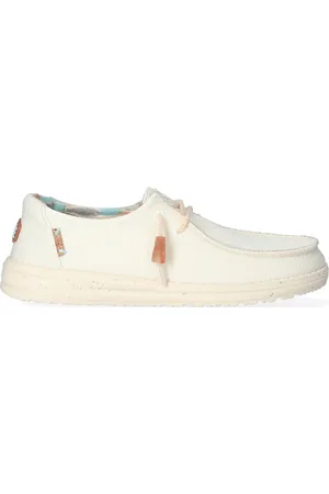 Hey dude Wendy Knit Dames Instappers White