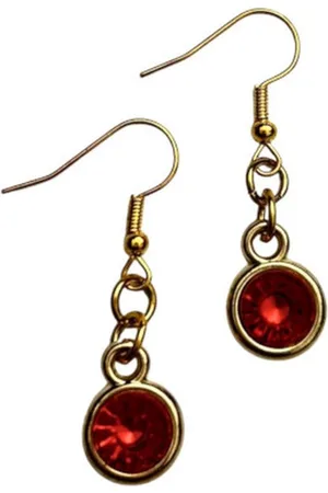 2 Love It Bling R - Oorbellen - Lengte 4 cm - Stainless steel - - Goudkleurig