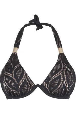 LingaDore Black Lace Bikini Top - maat 38