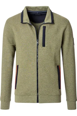 Casa Moda Expedition Vest Met Motief Opstaande Kraag - XL