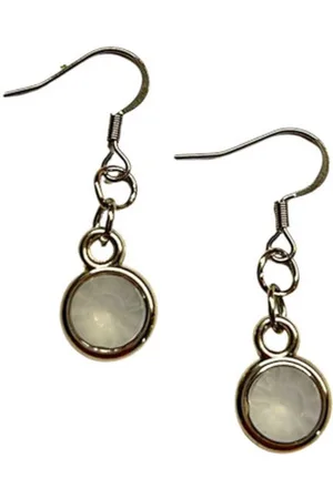 2 Love It Bling MW - Oorbellen - Stainless steel - Melkwit - Zilverkleurig