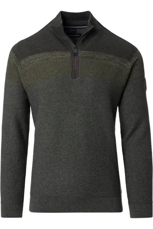 Casa Moda Expedition Heren Trui Met Opstaande Kraag - M