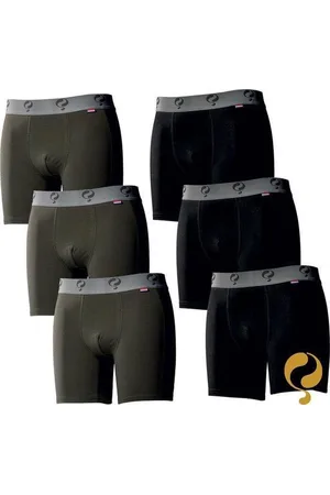 Quick Q1905 Bodywear Heren Boxershorts 6-Pack army