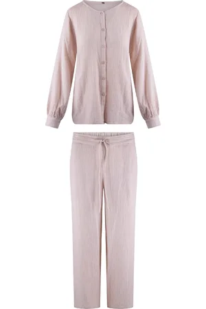 LingaDore Pyjama Set Rose Smoke - maat L