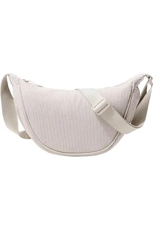 Merkloos 1 stuks buiktas corduroy crossbody bag halve maan tas dames buiktas corduroy heuptas maan bag verstelbare schouderriem heuptas voor dames