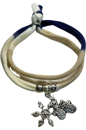 2 Love It Winter - Armband - Gerecycled textiel - Verstelbaar in maat - Kerst