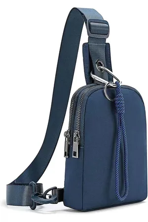 Merkloos Stijlvolle Waterbestendige Crossbody Tas voor Outdoor en Dagelijks Gebruik