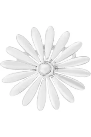 Yehwang Ring Bloem - Stainless Steel - Zilverkleurig - One Size