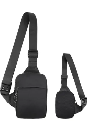 Merkloos Tijdloze en Waterbestendige Crossbody Schoudertas voor Avontuurlijke Activiteiten