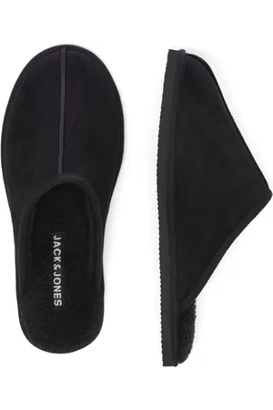JACK & JONES JFWDUDELY MICROFIBER SLIPPER ANTHRACITE