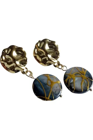 2 Love It Marble - Oorbellen - Lengte 4 cm - Diameter 2 cm
