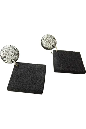 2 Love It Diamant - Oorbellen - Lichtgewicht - Statement - Polymeerklei - Stainless steel - New Years Eve - Oudejaarsavond - Kerst - - Zilverkleurig