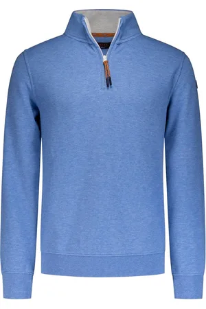 NZA NZA - Blauwe sweater met halve rits
