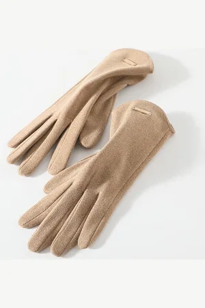 Merkloos Touchscreenhandschoenen voor dames - Winterwarme handschoenen met zachte voering voor dames - Touchscreenhandschoenen met flipfingers - Winddichte handschoenen voor buitensporten - Geschikt voor fietsen, hardlopen en wandelen