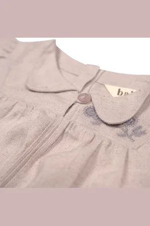 baje studio Meisjes blouse delan lila | 74-80