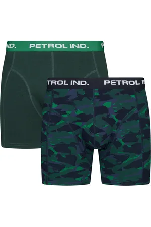 Petrol Industries Heren 2-pack Boxershorts Racer - Groen
