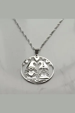 2 Love It Gnoom - Ketting - Stainless steel - Lengte 45 cm + 5 cm verlenging - Kerst