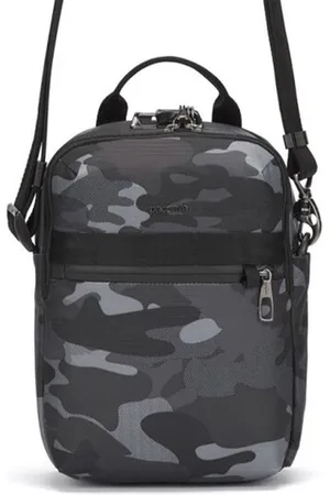 Pacsafe Metrosafe Crossbody - 6 L - Verstelbaar - Schoudertas - RFID-beveiligd - Anti-diefstal - 28.5 x 20 x 9 cm - Camo