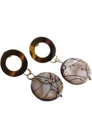 2 Love It Marble - Oorbellen - Lengte 4 cm - Diameter 2 cm