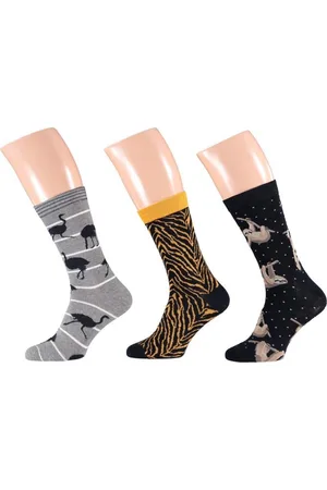 Apollo Animal Black Socks | 3-Pack Giftbox |