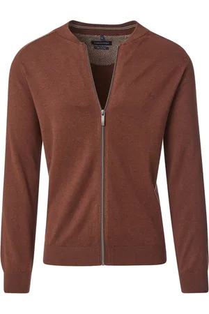 Casa Moda Vest Zip Brique