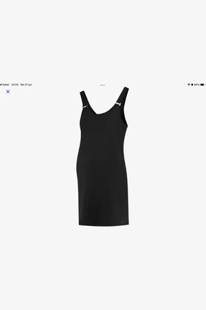 Love2wait Dungaree Dress Sweat Black M