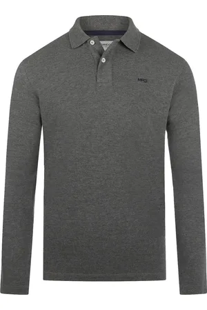 McGregor Long Sleeve Poloshirt Antraciet
