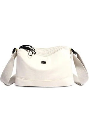 Merkloos Stijlvolle en Waterdichte Crossbody Tas voor Dames - Nylon Schoudertas met Verstelbare Band en 4 Compartimenten