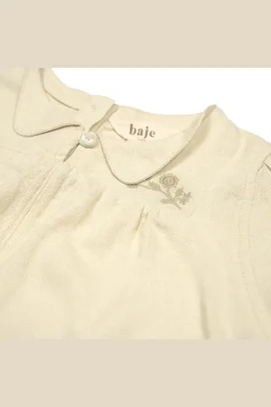 baje studio Meisjes blouse delan sand | 50-56
