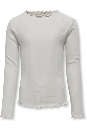 ONLY KOGIDOL LIFE LS O-NECK GLITTERTOP CS JRS Meisjes T-shirt