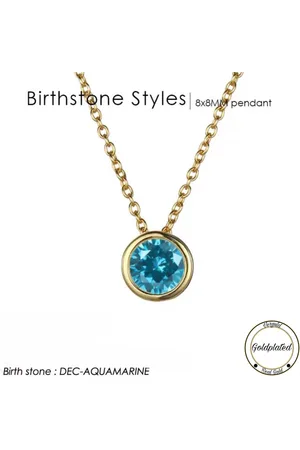 Soraro Birthstone Ketting | December | Goudkleurig | Ketting voor Haar | Cadeau Voor Haar | Cadeau Voor Vriendin | Verjaardag Cadeau | Moederdag Cadeau | Cadeau Ideeën