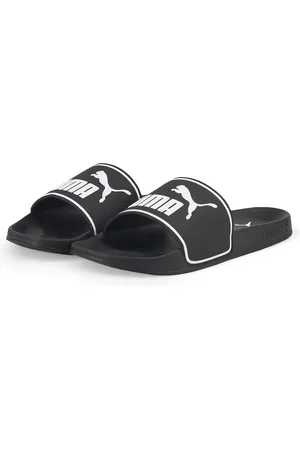 PUMA Leadcat 2.0 Unisex Slippers - Black- White