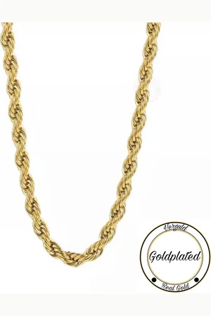 Soraro Cuban Link Ketting | Goudkleurig | 3mm | Ketting Heren | Ketting Mannen | Cadeau voor Man | Mannen Cadeautjes