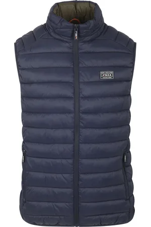 NZA NZA - Navy gewatteerde bodywarmer