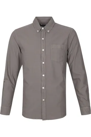 Colorful Standard Overhemd Storm Grey