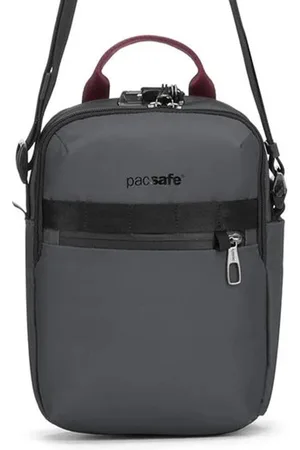 Pacsafe Metrosafe Crossbody - 28.5 x 20 x 9 cm - Verstelbaar - Schoudertas - RFID-beveiligd - Anti-diefstal - Schoudertas - Zijvakje - Grijs